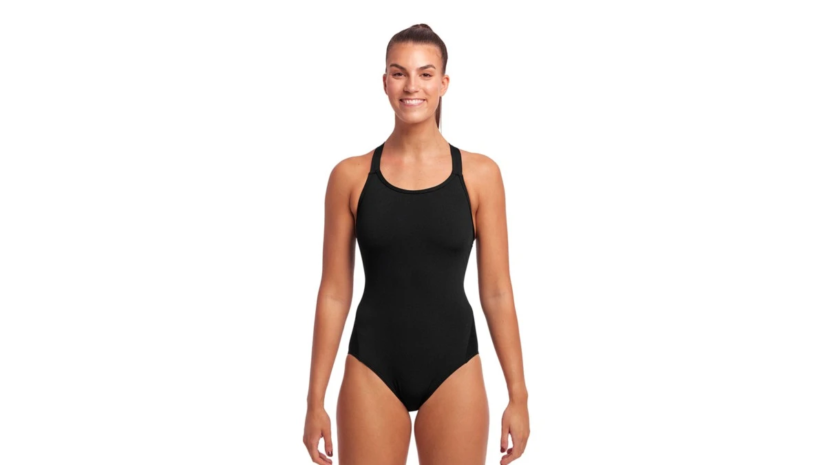 Funkita Womens Eclipse One Piece Still Black - Image 3