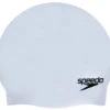 Speedo Chrome Plain Moulded Silicone Cap