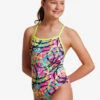 Funkita Girls Tie Me Tight One Piece Donut Delight