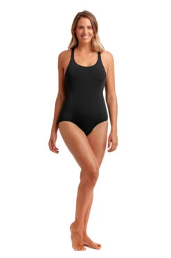 FUNKITA LADIES BRACE ME BACK ONE PIECE Still Black