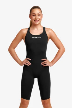 Funkita Girls Fast Legs One Piece Still Black