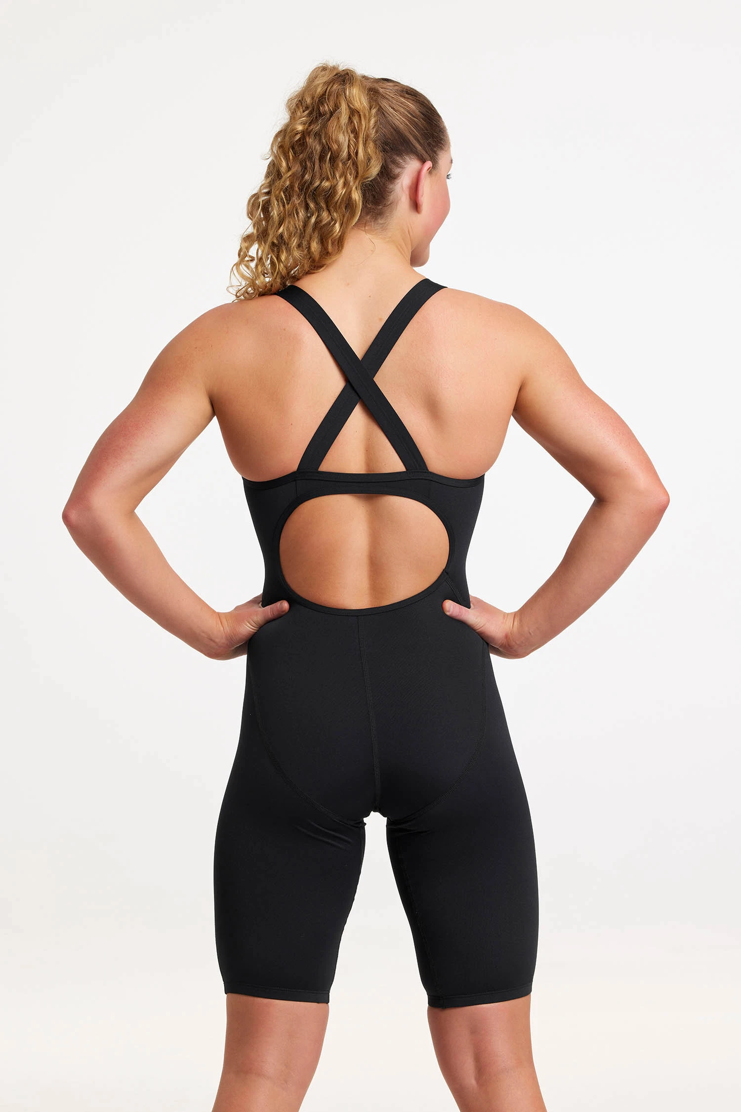 Funkita Ladies Fast Legs One Piece Still Black - Image 4