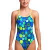 Funkita Girls Diamond Back One Piece Blue Bottle