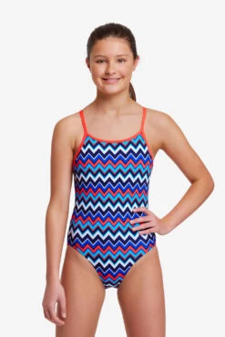 Funkita Girls Diamond Back One Piece Nautical Mile