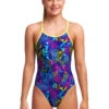 Funkita Girls Diamond Back One Piece Oyster Saucy