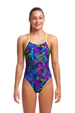 Funkita Girls Diamond Back One Piece Oyster Saucy