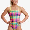 Funkita Ladies Single Strap One Piece Happy Highlander