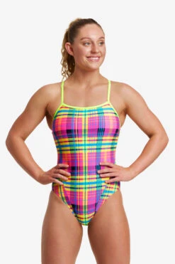 Funkita Ladies Single Strap One Piece Happy Highlander