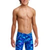 Funky Trunks Boy’s Training Jammers Leaf Laser