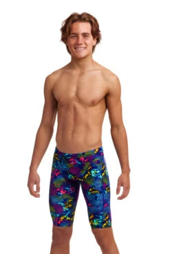 Funky Trunks Boy’s Training Jammers Oyster Saucy