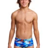 Funky Trunks Boy’s Sidewinder Trunks Battle Blue