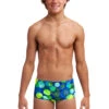 Funky Trunks Boy’s Sidewinder Trunks Blue Bottle