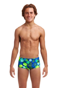 Funky Trunks Boy’s Sidewinder Trunks Blue Bottle
