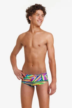 Funky Trunks Boy’s Sidewinder Trunks Land Lines