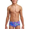 Funky Trunks Boy’s Sidewinder Trunks Oiled Up