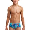 Funky Trunks Boy’s Sidewinder Trunks Slothed