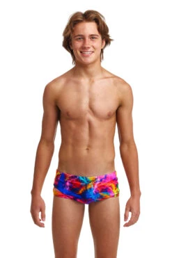 Funky Trunks Boy’s Sidewinder Trunks Solar Flares