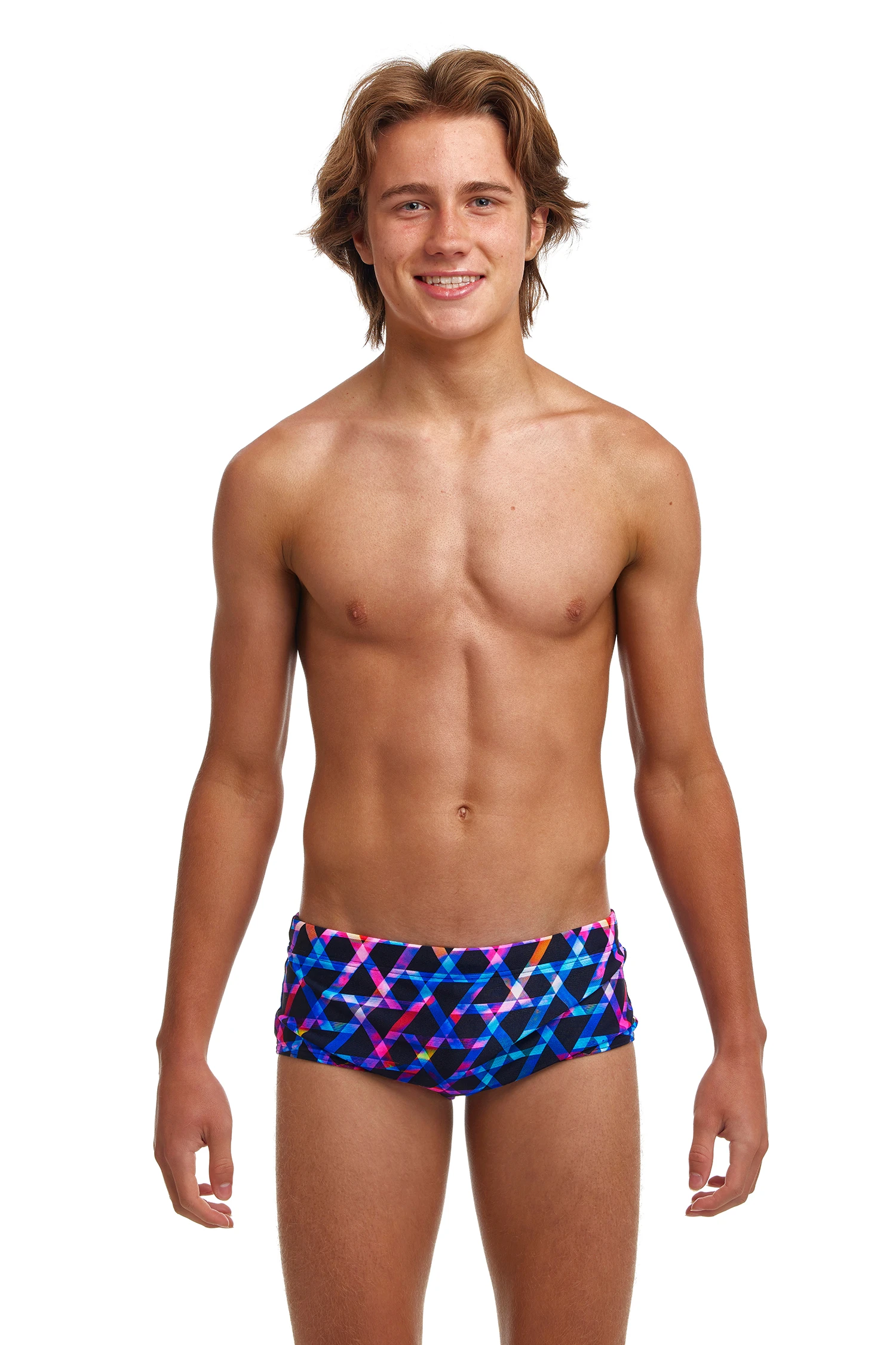 Funky Trunks Boy’s Sidewinder Trunks Strapping