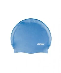 Maru Solid Silicone Hat – Blue- One Size