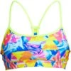 Funkita Ladies Swim Crop Top Swirl Stopper