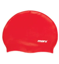 Maru Solid Silicone Hat – Red – One Size – Red