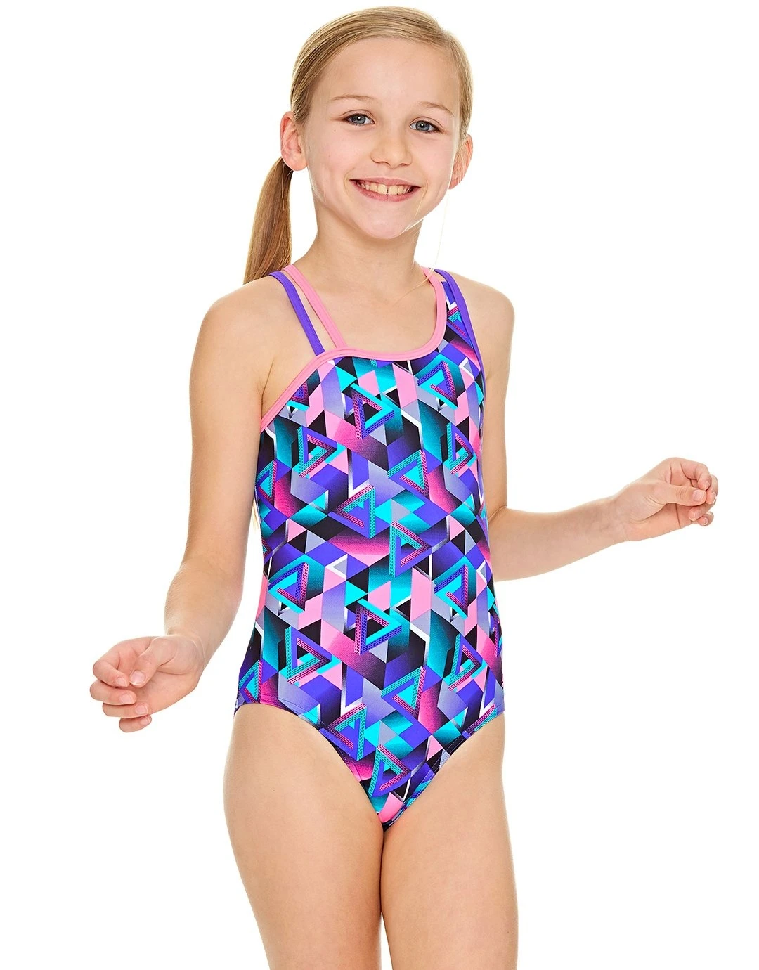 Zoggs Girls Kitch Chaos Crossback - Image 3