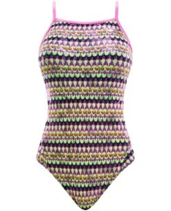 The Finals Eye Candy Foil Funnies Wing Back Swimsuit