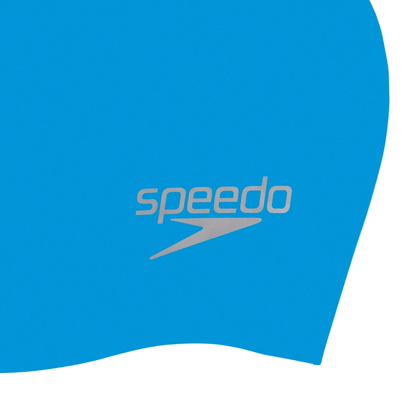 Speedo Plain Moulded Silicone Cap - Image 2