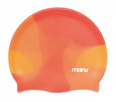 Maru Multi Colour Silicone Hat (Orange Shades)