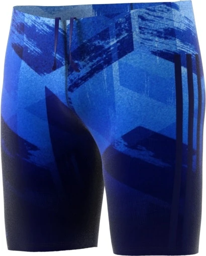 Mens Adidas Infinitex 3 Stripe Swim Jammer
