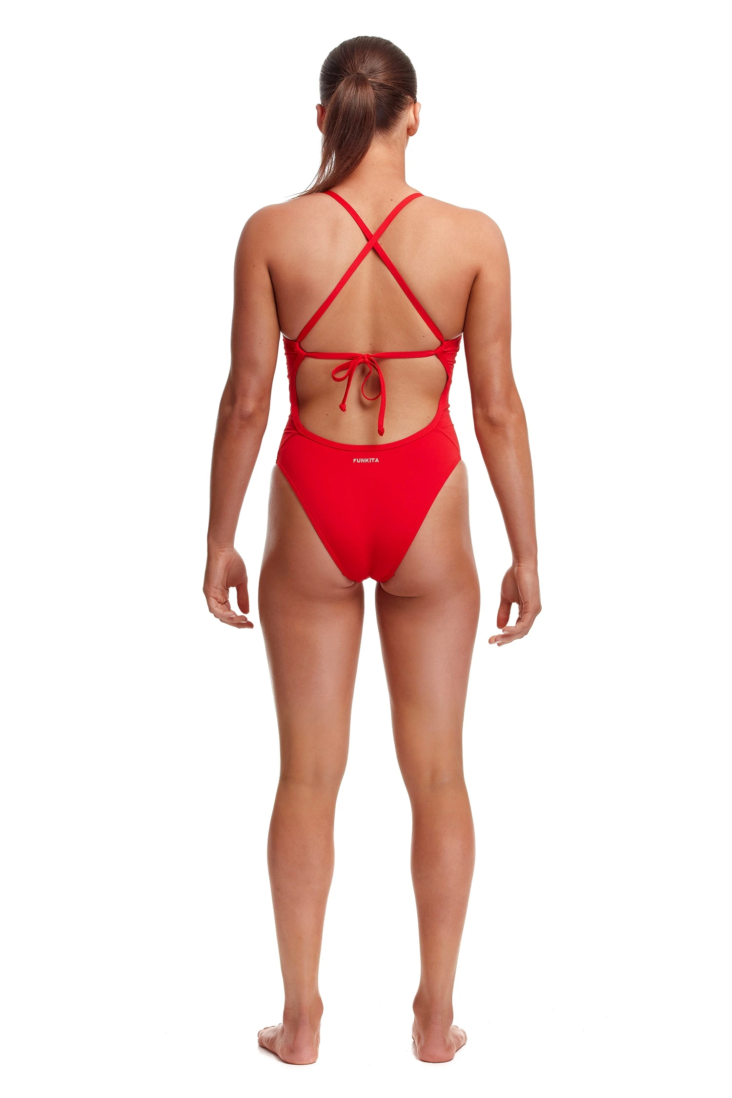Funkita Ladies Tie Me Tight One Piece- Fire - Image 2