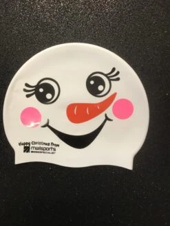 Mailsports Christmas Mrs Snowman Silicone Hat- One Size