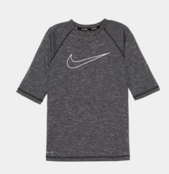 Nike Solid Black Hydroguard T Shirt – Youth