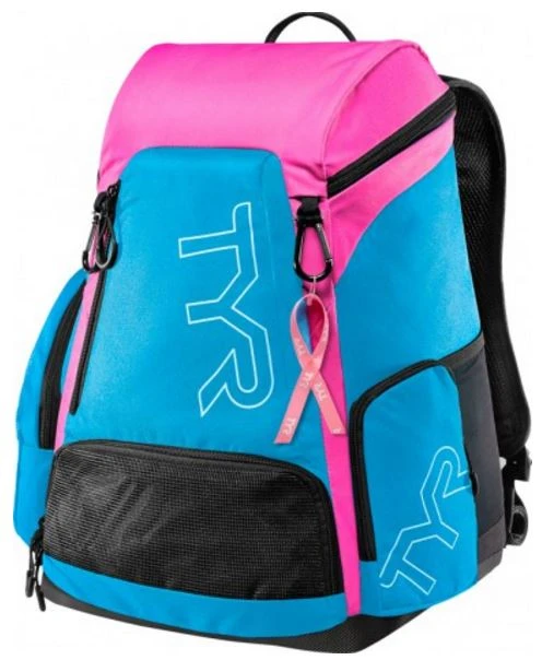 TYR New Alliance 30L Backpack- Pink/Blue