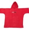 Kids ( 10- 14 Yrs ) Organic Towel Dryrobe Red