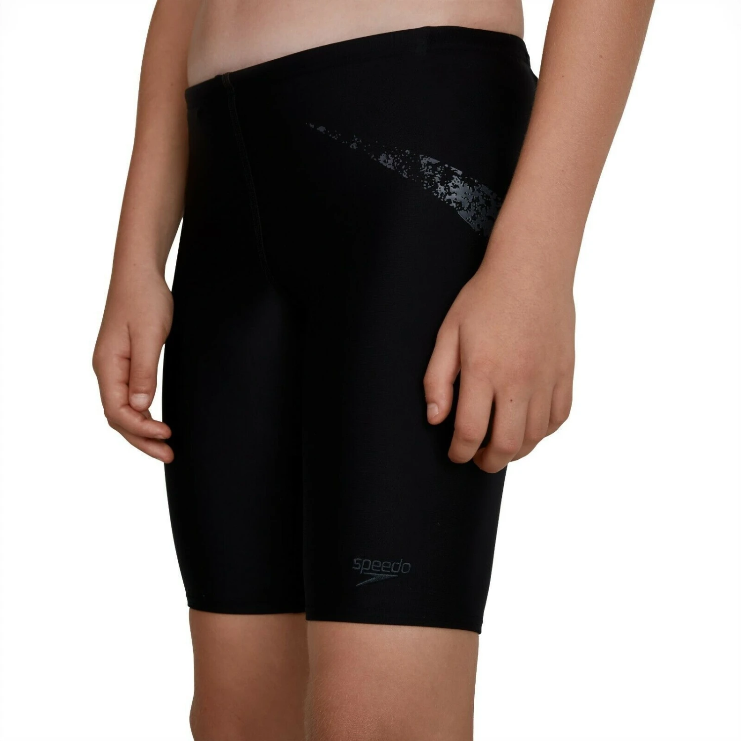 Speedo Boomstar Placement Jammer Boys Black/Oxid Grey - Image 3