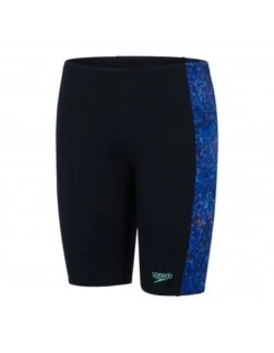 Speedo Boys Digi Allover Panel Jammer – Black/Blue